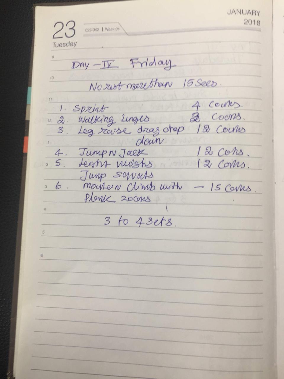 Fat-loss-Workout DAY 4