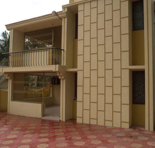 frontage of the house with hard flooring